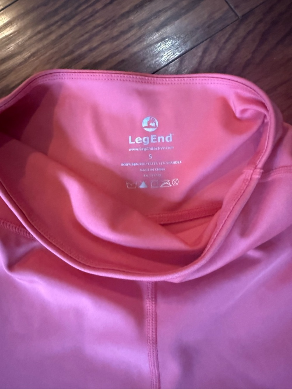 LegEnd Pink Active Leggings with zip up pockets